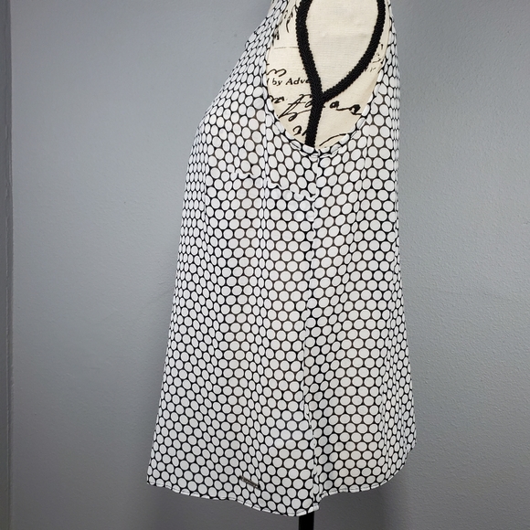 Michael Kors black & white sheer top - Picture 4 of 8